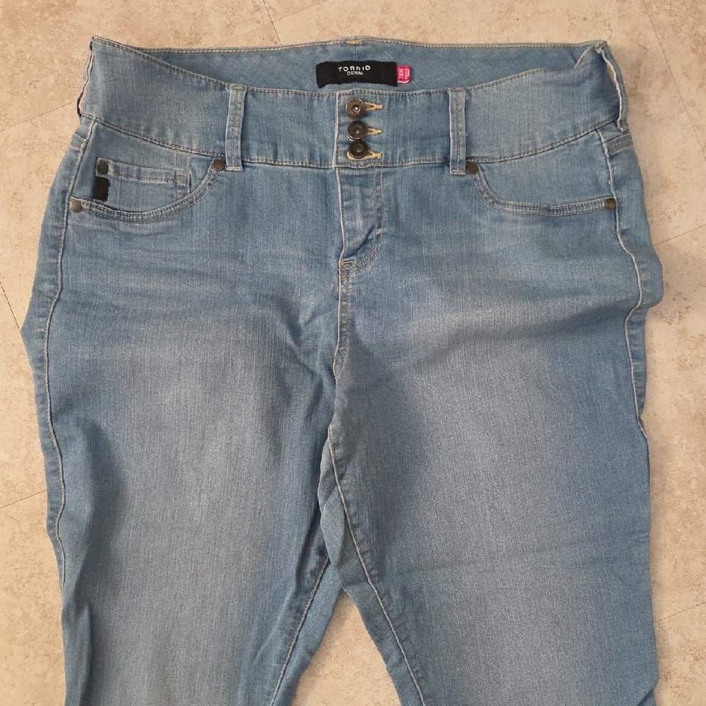 Torrid Jeans, Light Blue, Size 18R